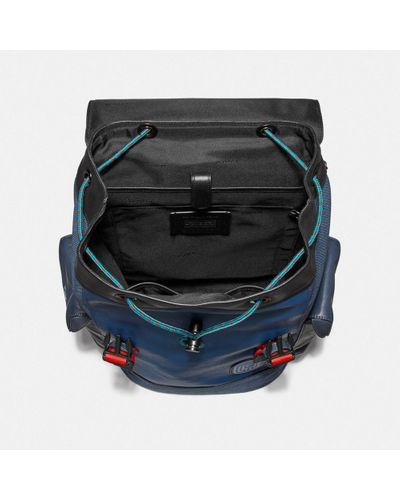 rivington backpack in colorblock with coach patch