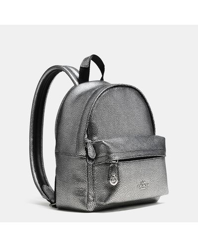 coach mini pebble backpack