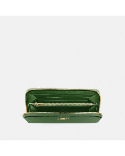 coach zipper wallet women's