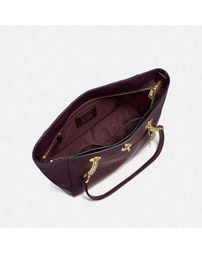 coach turnlock chain tote 27