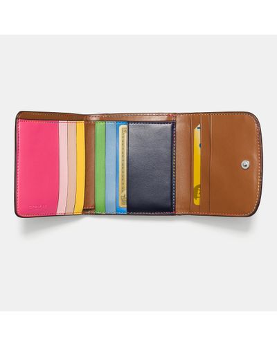 rainbow wallet coach