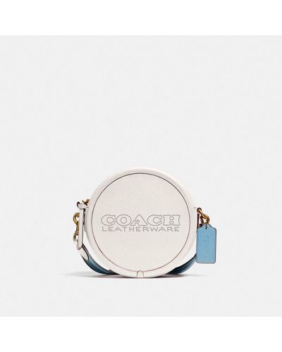 coach kia circle bag in colorblock