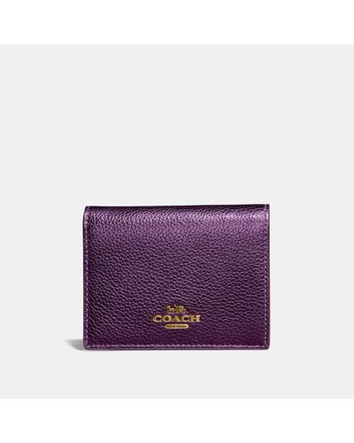 small purple wallet