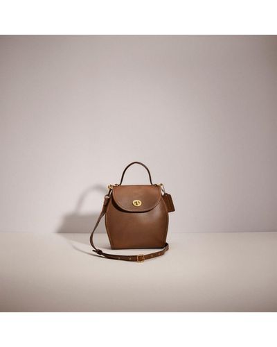 coach turnlock curved top handle crossbody