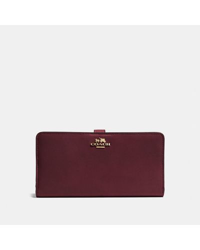 thin coach wallet