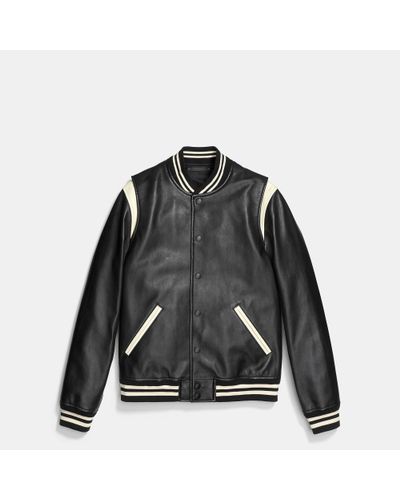 baseball jacket leather