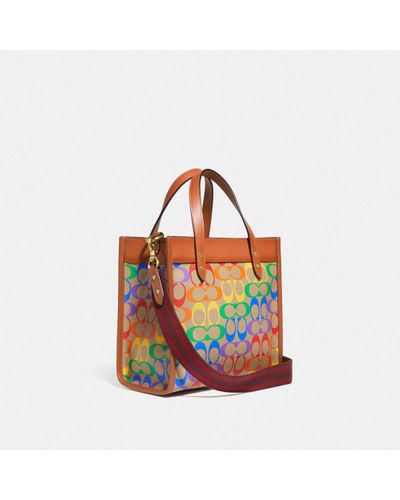 tote with rainbow signature uni