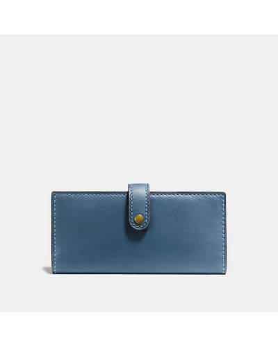 dark blue coach wallet