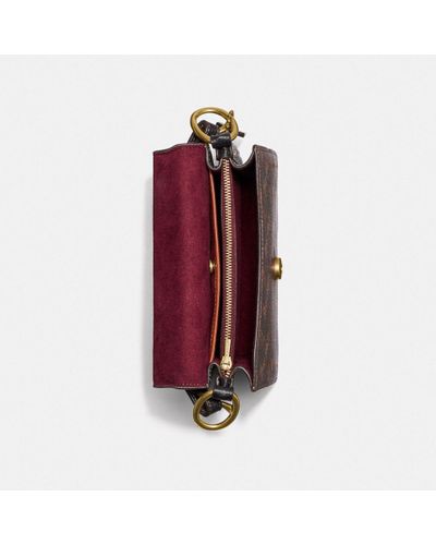 beat shoulder bolsa 18 with horse and carriage print