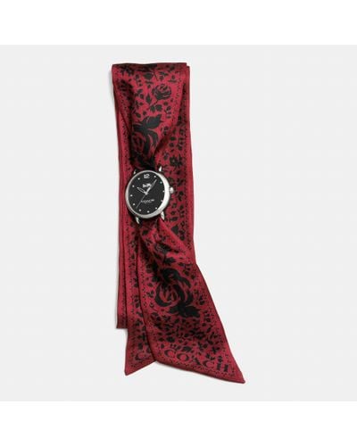 coach scarf watch