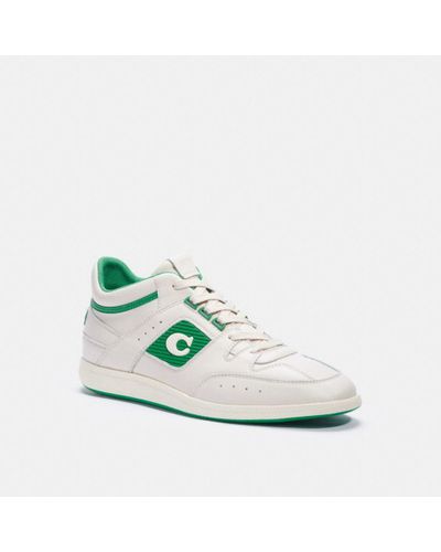 coach green sneakers