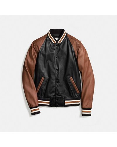 coach varsity jacket mens