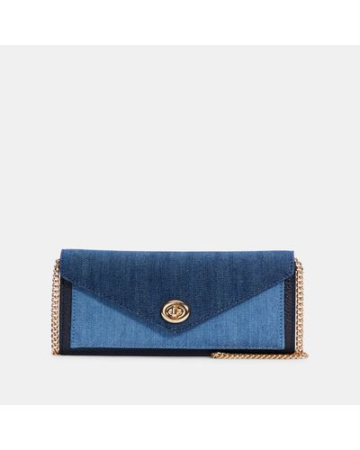coach denim wallet