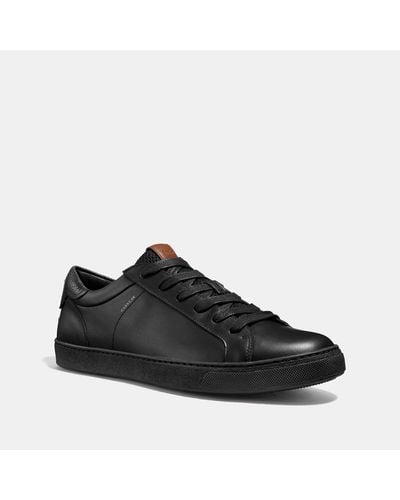 coach c126 low top sneaker black