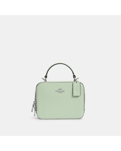 green coach crossbody bags