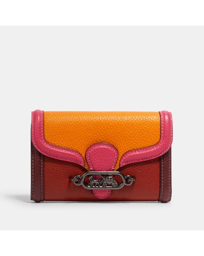 coach jade medium envelope wallet