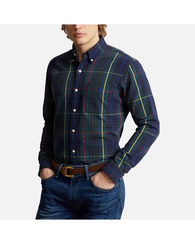 Polo Ralph Lauren Oxford Cotton-Twill Shirt - Blue