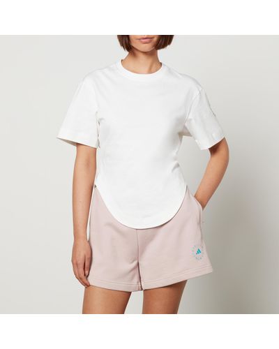 adidas By Stella McCartney Smc Organic Cotton-Jersey T-Shirt - White