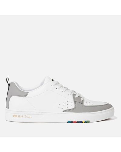 PS by Paul Smith Cosmo Leather Basket Sneakers - White
