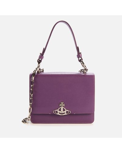Vivienne Westwood Debbie Medium Bag With Flap - Purple
