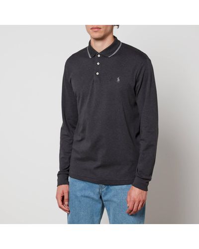 Polo Ralph Lauren Pima Cotton-Jersey Polo Shirt - Black