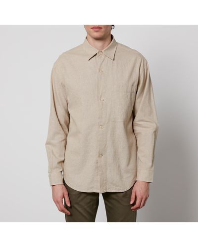 NN07 Adwin Linen And Cotton-Blend Shirt - Natural