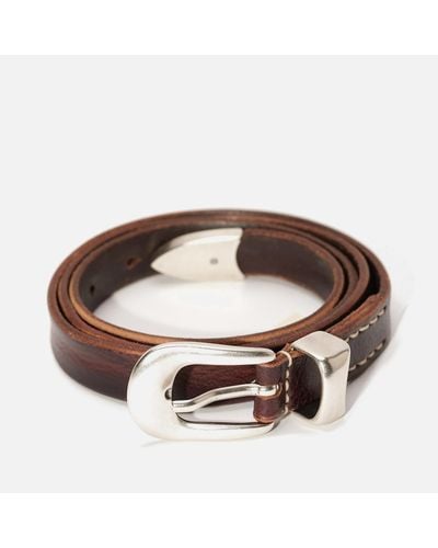 Our Legacy Leather Belt - Brown