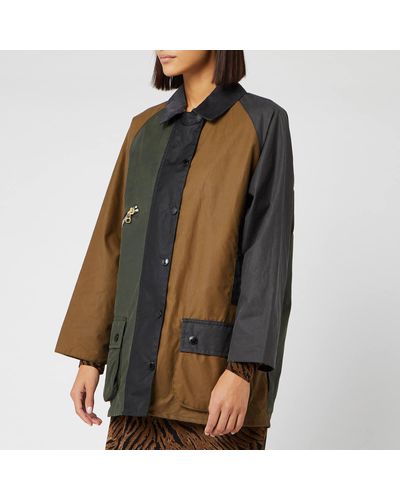 Barbour Alexa Chung Patch Wax Jacket - Multicolor