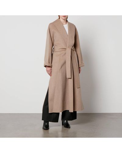 By Malene Birger Trullem Wool Coat - Natural