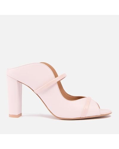 Malone Souliers Norah 85 Leather Heeled Sandals - Pink