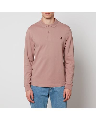 Fred Perry Cotton-Piqué Polo Shirt - Red