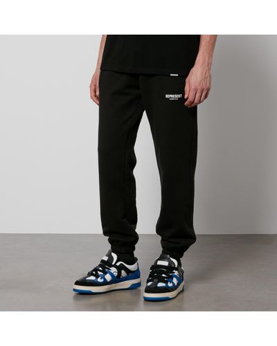 Represent Owner'S Club Cotton-Jersey Sweatpants - Black
