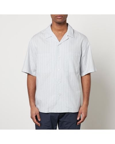 Barena Solana Striped Cotton Shirt - White