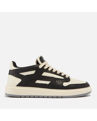 Represent Reptor Low Top Leather Trainers - Metallic