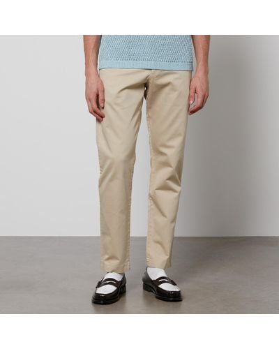 NN07 Theo Stretch-Cotton Trousers - Natural