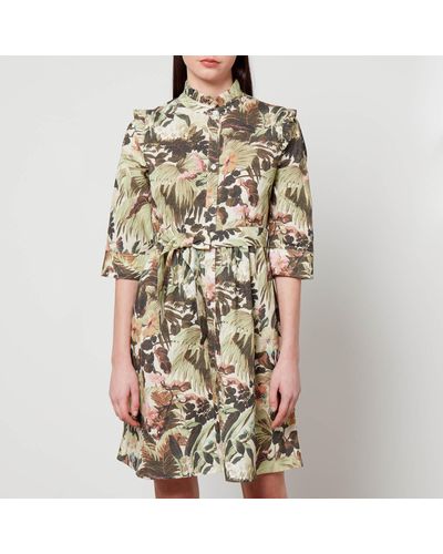 Barbour X House of Hackney Gransden Floral-Print Lyocell Dress - Green