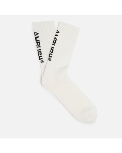 Ambush Logo-jacquard Cotton-blend Socks - Black
