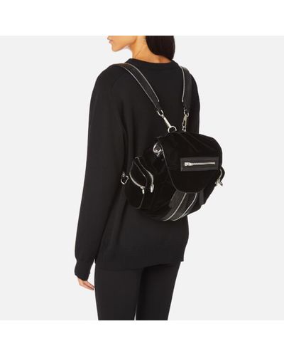 alexander wang black mini marti backpack