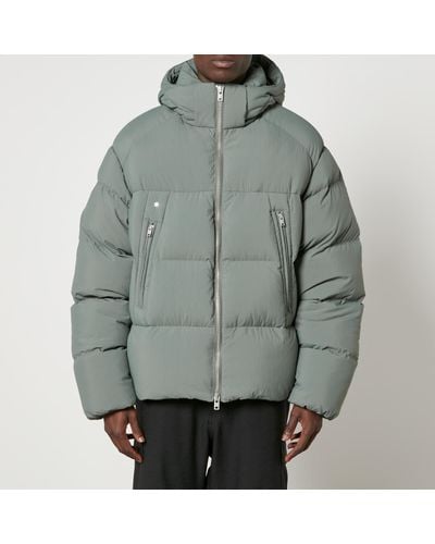 Y-3 Quilted Shell Puffer Jacket - Green