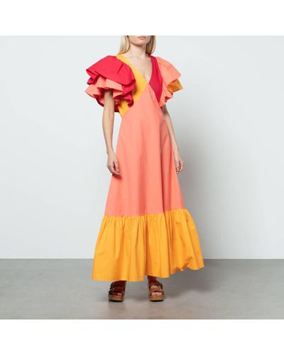 Résumé Lankars Midi Dresses - Orange