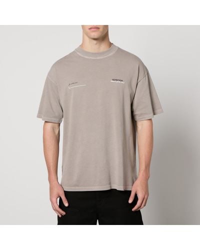 Represent Patron Of The Club Cotton-Jersey T-Shirt - Grey