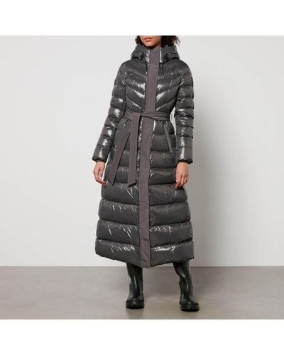 Mackage Calina-R Quilted Shell Down Hooded Coat - Black