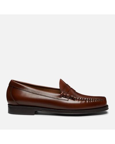 G.H. Bass & Co. Larson Moc Penny Leather Loafers - Brown