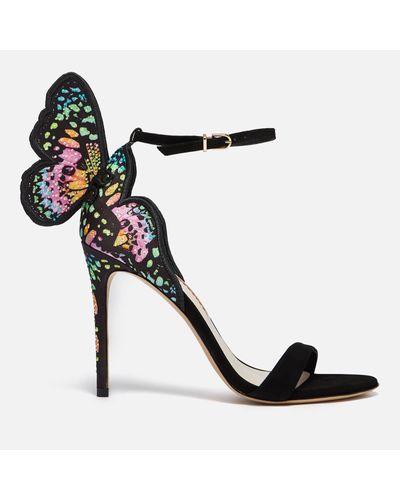 Sophia Webster Chiara Embellished Heeled Sandals - Black