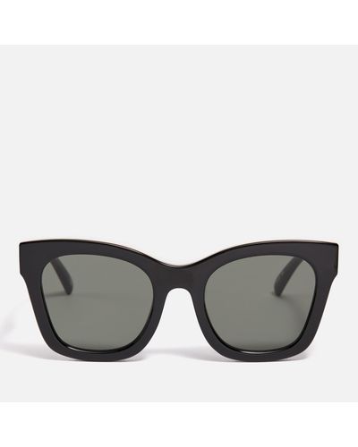 Le Specs Showstopper Square Frame Tritan Sunglasses - Grey