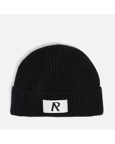 Represent Power And Speed Ribbed-knit Beanie - Black
