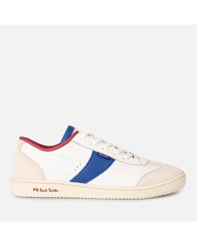 PS by Paul Smith Muller Leather Trainers - Blue