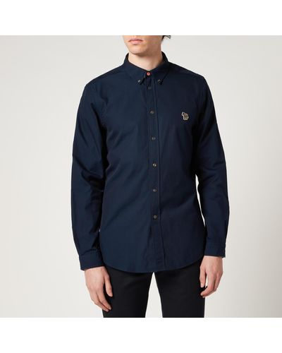 PS by Paul Smith 'Zebra Badge Tailored Shirt - Blue