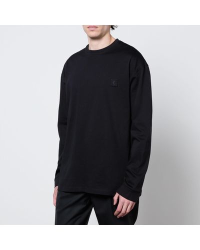 WOOYOUNGMI Jellyfish Print Cotton-Jersey T-Shirt - Black