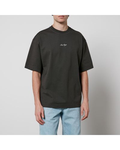 Axel Arigato Sketch Cotton-Jersey T-Shirt - Black